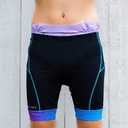 NOOYME Women's Bike Shorts 3D Padded Cycling Short with Ride in Color Design Cycling Shorts with Back Pocket Medium