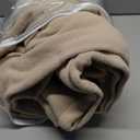 Twin Size Fleece Bed Blanket | Comfy Supersoft Fleece Blanket  All-Season Light Weight Throw Blanket | Luxuriously Soft | Throw Blanket for Couch and Sofa | Machine Wash | Beige