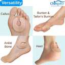 Chiroplax C-Shaped Felt Callus Cushion Pads Protector Rubbing Pain Relief Forefoot Metatarsal | 3/16" Thick (30 Pack)