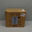 KIKCOIN 2 Pack Glass Drink Dispensers for Parties, 1 Gallon Leakproof Beverage Dispenser with 18/10 Stainless Steel Spigot & Filter & Stand -for Lemonade, Juice, Sun Tea, Punch- ALL DISHWASHER SAFE