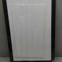 Real Wooden Framed Magnetic Dry Erase Whiteboard, 24" X 36", Vertical/Horizontal Wall Mount, Includes Black Marker, Eraser and 4 Magnets, by Better Office Products (Solid Black)