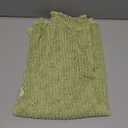 Lilosy Sexy Crochet Sheer Kaftan Caftan Beach Dress Bathing Suit Swim Coverup One Piece (Medium, Light Green)