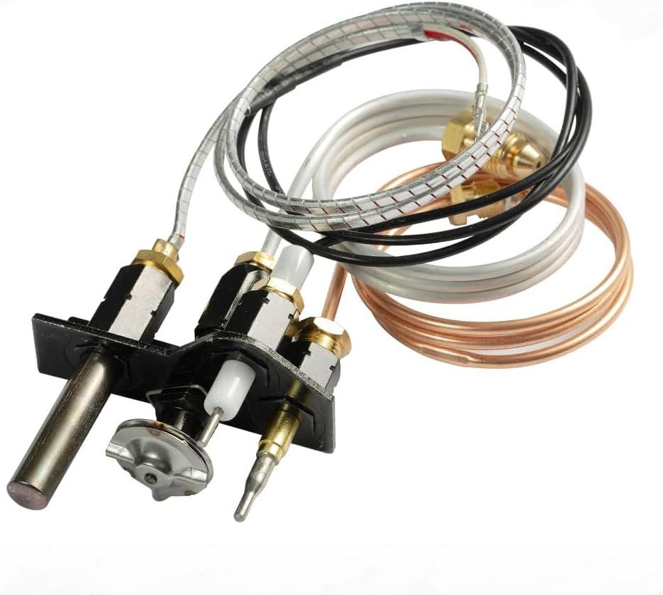 Long Term Natural Gas Pilot Assembly 69L17, J4117, 904405, 108084-02 Direct Vent Fireplace Kit Compatible with Lennox Elite IHP Serefina Superior Astria Fireplaces and Stoves