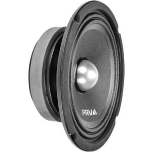 PRV AUDIO 6.5 Inch Shallow Midrange Bullet Speaker 6MR250B-4 Slim, 250 Watts 4 Ohm Car Audio Slim Speaker, Compact for Doors (Single)