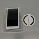 Vlog Selfie Monitor Screen iPhone, 4K 60fps Recording, Wireless Screen Mirroring with Remote Control, Magnetic Fixation, 180 Rotation, 3 Levels of Brightness, Compatible with iPhone & Android (White)