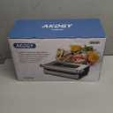 95Kpa Vacuum Sealer Machine Upgraded Commercial Food Vacuum Sealer, 14-in-1 Functions & Double Heat Seal, Stainless Steel, Large Icons,130W Dual Pumps(25L/Min Suction), Widened Easy-Lock Handle