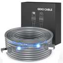 MOTITO Starlink Gen 3 Cable for Starlink Standard V3, Replacement Extension Cable Waterproof Satellite Starlink Standard Generation 3 75FT