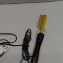 Hot Comb Electric by Terviiix, Pressing Combs for Natural Black Hair, Wigs & Beard, Anti-Scald Straightening Comb with Keratin & Argan Oil Infused Teeth, Temperatures Adjustable, 60 Min Auto Shut Off (Pink)