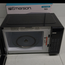 Emerson 0.7 CU. FT. 700 Watt Black Microwave Oven (MW7302B) and BLACK+DECKER 2-Slice Extra Wide Slot Toaster