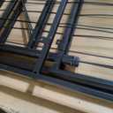 Amazon Basics Bed Frame with Storage, Foldable Metal Platform, Sturdy Steel, No Box Spring Needed, 18 Inches High, Tool-Free Setup, Queen Size, Black