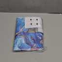 Marble Diary with Lock for Girls and Women, A5 Leather Locked Journal for Teen Girls, Secret Cute Password Lock Notebooks with Pen Holder for Travel Diary Office Notepad (Dark Blue)