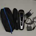 Philips Norelco Hair Clipper 9000 Series, Hair Trimmer, Auto Turbo, Dual Cut Technology, Motorized Combs, 400 Length Settings, 120 Min. Runtime, Zero Maintenance, HC9450/40 (Black & Silver)