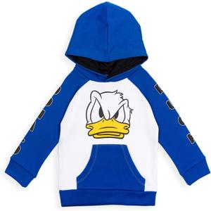Disney Mickey Mouse Fleece Hoodie Toddler to Big Kid (10-12, Blue / White)