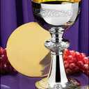 Ornamented Chalice And Paten