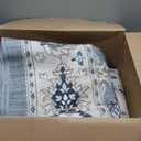 Lofus 8x10 Area Rugs for Living Room, Washable Area Rug, Rugs for Bedroom, Kitchen, Vintage Boho Carpet, Soft Non-Slip, Low Pile Large Area Rug for Office Dining Room, Floral Brown