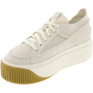 UGG Women's EZ-DUZZIT LACE Sneaker, White, 9.5