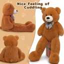 MaoGoLan Giant Brown Teddy Bear 4 Feet,Adorable and Cuddly Big Bear Stuffed Animal 47", Classic Teddy Bear Plush Gift Decoration for Baby Shower,Party,Birthday,Valentines Day