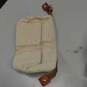 Bluboon Travel Tote Bags with Zipper Ladies Canvas Bag Weekender Overnight Bag for Women Carry on Duffel Bag Trolley Sleeve (Beige Checked Coir 2 Set)