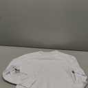 Tankaneo Womens Long Sleeve Crop Tops Loose Fit Fall Cropped Tshirt 2025 Crew Neck Casual Shirts (Small, 01-white)