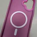 BENTOBEN Compatible with iPhone 16 Plus Case for Magnetic iPhone 16 Plus Phone Case [Compatible with Magsafe] Slim Translucent Matte Shockproof Bumper Drop Protection Girl Women Boy Cover, New Pink