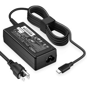 Charger Compatible with HP Laptop Chromebook 65W 45W USB C Fast Power Adapter