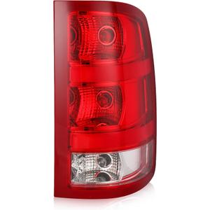 Tail Light Assembly Compatible with 2007-2013 GMC Sierra 1500 2500HD 3500HD Factory Style Pickup Truck Taillight Rear Brake Lamps OE Replacement, Passenger Side