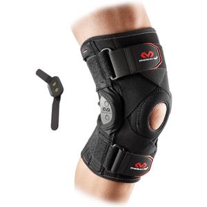 McDavid Hinged Knee Brace for Men and Women, Knee Brace with Side Stabilizers, Knee Compression Sleeves and Stability Straps for ACL, LCL, Arthritis, Tendonitis, MCL, Patella, Left and Right (Medium)