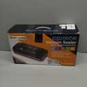 Vacuum Sealer Machine, Built-in Cutter, Bags Storage & Easy-Lock Handle, Includes Free Bags, Black