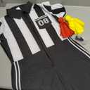 Morph Adult Referee Costume Women Referee Bodysuit Outfit for Womens Football Soccer Basketball Halloween Costumes For Women (Large)