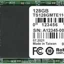 Transcend MTE110 128GB M.2 2280 SSD, Up to 1,500 MB/s, Compatible w/Ultrabook/Laptop/PC/Desktop, PCIe NVMe Gen3x4 SSD, 3D TLC NAND Flash Internal Solid State Drive, LDPC Error Correction ECC/SLC Cache