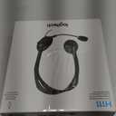 Logitech H111 Wired Headset, Stereo Headphones with Noise-Cancelling Microphone, 3.5 mm Audio Jack, PC/Mac/Laptop/Smartphone/Tablet - Black