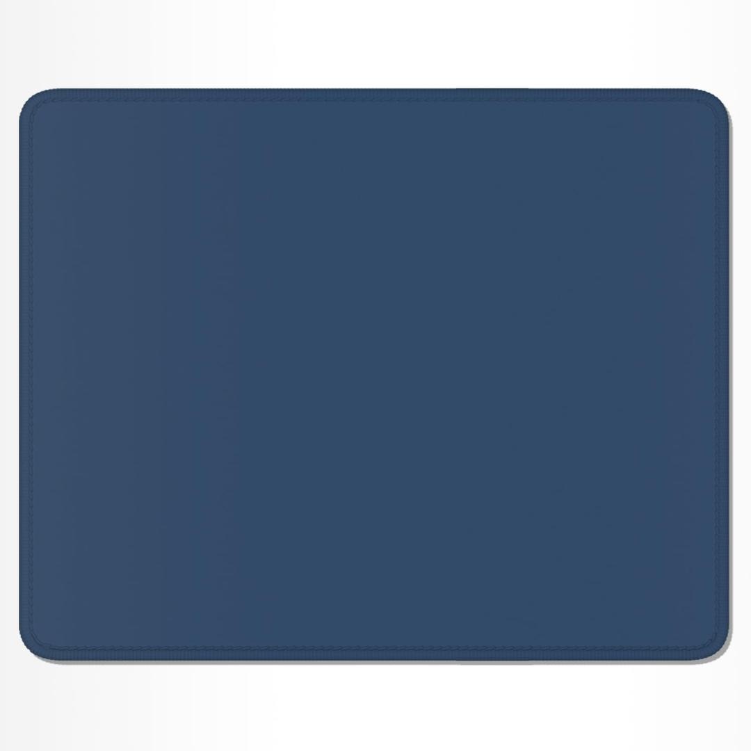Auhoahsil Mouse Pad, 12 x 10 Inch Square Mousepad, 3mm Thick Rubber Mouse Mat with Pretty Design, Premium-Textured Non-Slip for Gaming Work Office Wireless Mouse Men Women, Dark Blue