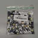 40Pcs Double-Wire Plug-in Connector Led Light Strip Connectors with Locking Buckle, Led Strip Lights Connectors Low Voltage Wire Connector