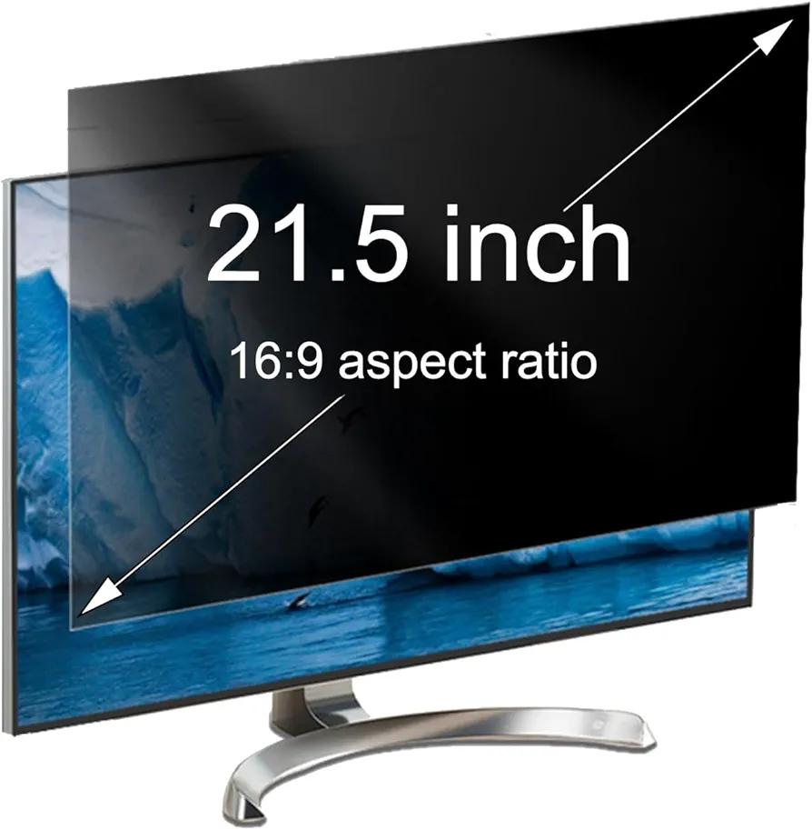 21.5 inch Desktop Privacy Screen Filter Anti-blue, Anti-peeping, Anti-reflective, Double-sided Installation, Length-width Ratio Of 16:9 (Width & Height: 476.5mm & 268mm)