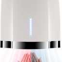 Hand Dryer for Home Bathroom White ABS Cover Noise Reduction Easy Installation Plug in for Household