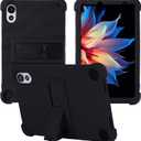 for Blackview ZENO1 2025 8 Inch Tablet Case,BOVUGAC Soft Silicone Adjustable Stand Shockproof Kids Friendly for Blackview ZENO1 8" Tablet(Black)