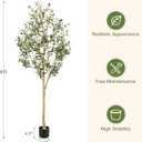 Realead 6FT Artificial Olive Tree Indoor with Realistic Appearance