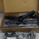 Mobile TV Carts, Rotating Rolling TV Stand on Wheels for 13-50" Flat/Curved TVs Height Adjustable 30 Tilt Floor TV Stand Portable Monitor Stand Holds up to 44lbs Max VESA 200x200mm ML1350