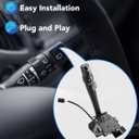 Turn Signal Switch for 2002-2009 Chevy Silverado Tahoe Trailblazer Suburban Avalanche GMC Sierra Envoy Yukon, Wiper Dimmer Washers Multi-function Combination Switch, 12450067, D6299A, SW3792
