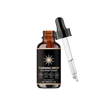 Tanning Drops, 2Fl Oz Sunless Tanning Drops To Drink, Bronzing Tanner for Face and Body