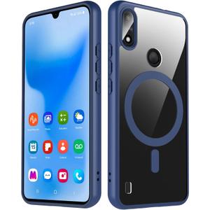 Compatible with Gabb Phone 4 Case Clear,Magnetic,Non-Yellowing,Anti-Scratch,Military Grade Drop Protection,Shockproof Slim Case,Blue