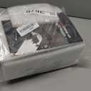 JOY worker Upgraded Under Desk PC Mount for Standing Desk, Clamp-On Desk Leg Computer Mount with Extra Protective Arms, Adjustable Computer Case CPU Holder Holds Up to 44lbs, White