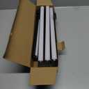 luckystyle Smart RGB+IC Corner Floor Lamp, Bright LED Tall Modern Floor Lamp with APP and Remote, Ambient Lighting Color Changing Standing Lamps with Music Mode and Timing for Living Room, Bedroom, Party (Black)