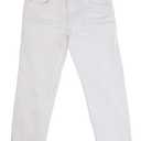 X RAY Boys Distressed Jeans (2T-16), Big Boy & Little Kids Stretch Slim Fit Pants, Ripped Denim Jeans for Boys, White - Knee Rips & Repair, Size 4