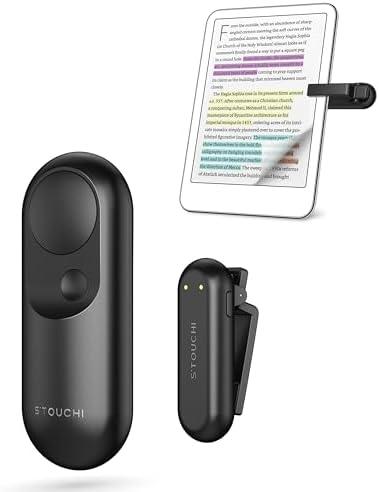 [#1 Magnetic Tech] Remote Control Page Turner for Kindle Paperwhite with Wrist Strap, 2-in-1 Kindle Accessories for iPhone, iPad, Camera Video Record & Shutter Selfie,Ideal Valentine’s Gift