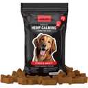 Hemp Calming Chews for Dogs Anxiety 60 pcs - Beef Flavored - Dog Anxiety Relief - Dog Calming Chews - Melatonin for Dogs - for Stress, Travel, Check-up, Barking or Grooming - Dog Calming Treats