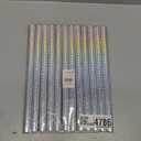 12 Pack Gender Reveal Confetti Wands, Flutter Sticks with Pink and Blue Confetti Strips