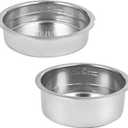 CASABREWS 51mm Filter Basket for CASABREWS Espresso Machine CM5418, Two Units including One Cup and Double Cup Size