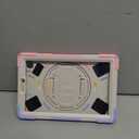 BATYUE Case for Samsung Galaxy Tab S6 Lite 10.4 Inch 2024/2022/2020 (SM-P610/P613/P615/P619/P620/P625/P627), Protective Cover with Pencil Holder, Shoulder Strap, Hand Strap, Kickstand (Colourful Pink)