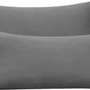 Pillow Cases Set of 2 Standard Queen Grey Envelope, 11x16, 2 Pack
